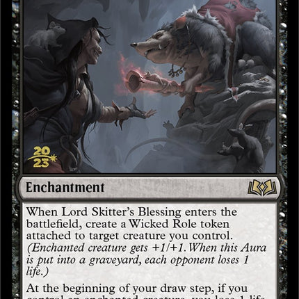 Lord Skitter's Blessing [Wilds of Eldraine Prerelease Promos]