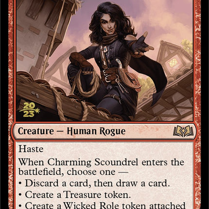 Charming Scoundrel [Wilds of Eldraine Prerelease Promos]