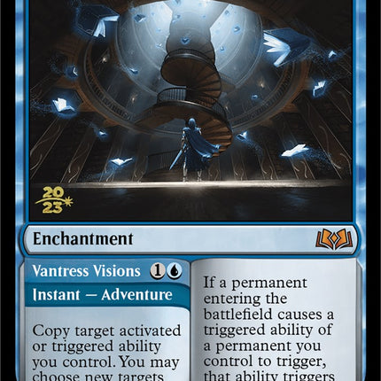 Virtue of Knowledge // Vantress Visions [Wilds of Eldraine Prerelease Promos]