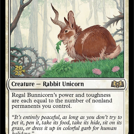 Regal Bunnicorn [Wilds of Eldraine Prerelease Promos]