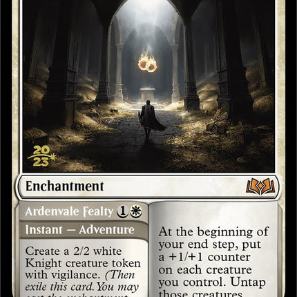 Virtue of Loyalty // Ardenvale Fealty [Wilds of Eldraine Prerelease Promos]