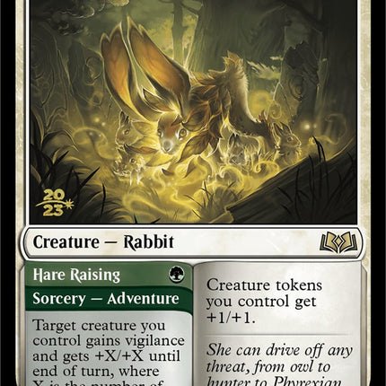 Pollen-Shield Hare // Hare Raising (Promo Pack) [Wilds of Eldraine Promos]