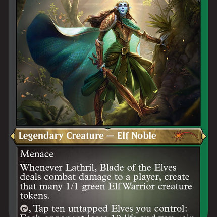 Lathril, Blade of the Elves (Foil Etched) [Media Promos]