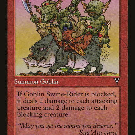 Goblin Swine-Rider [Visions]
