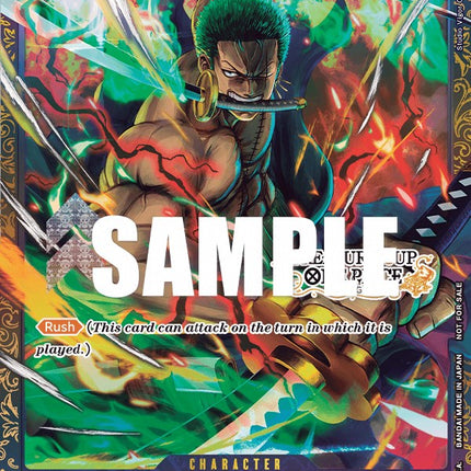 Roronoa Zoro (OP01-025) (Treasure Cup) [One Piece Promotion Cards]