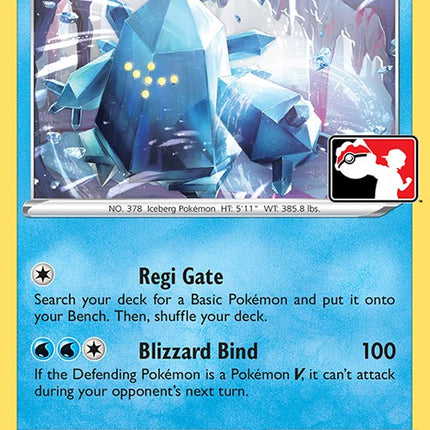 Regice (037/189) [Prize Pack Series Three]