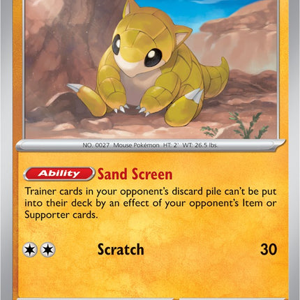 Sandshrew (027/165) [Scarlet & Violet 151]