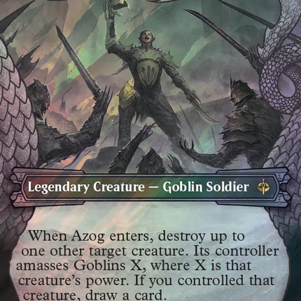 Azog, Moria's Ruin (Showcase) (Surge Foil) [The Hobbit]