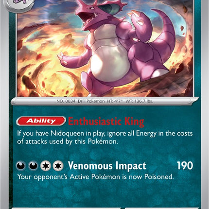 Nidoking (034/165) [Scarlet & Violet 151]