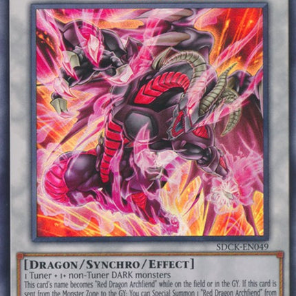 Scarred Dragon Archfiend [SDCK-EN049] Super Rare