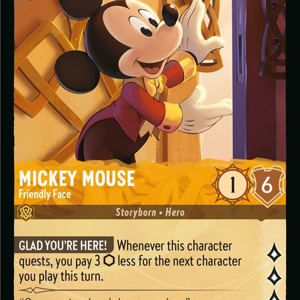 Mickey Mouse - Friendly Face (13/204) [Rise of the Floodborn]