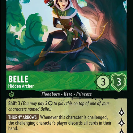 Belle - Hidden Archer (72/204) [Rise of the Floodborn]