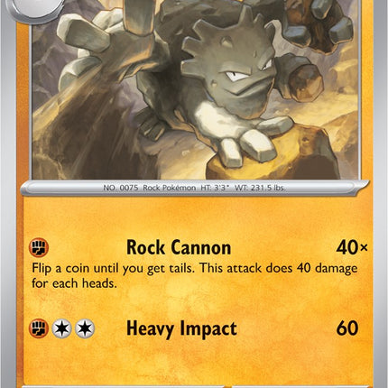 Graveler (075/165) [Scarlet & Violet 151]