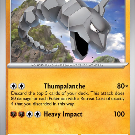Onix (095/165) [Scarlet & Violet 151]