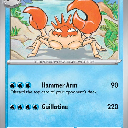 Kingler (099/165) [Scarlet & Violet 151]