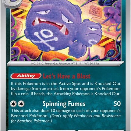 Weezing (110/165) [Scarlet & Violet 151]