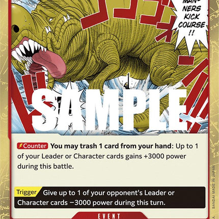 Bad Manners Kick Course [Kingdoms of Intrigue]