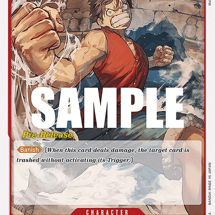 Monkey.D.Luffy [Kingdoms of Intrigue Pre-Release Cards]