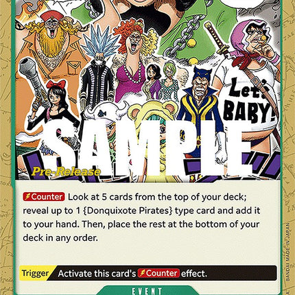 Donquixote Family [Kingdoms of Intrigue Pre-Release Cards]
