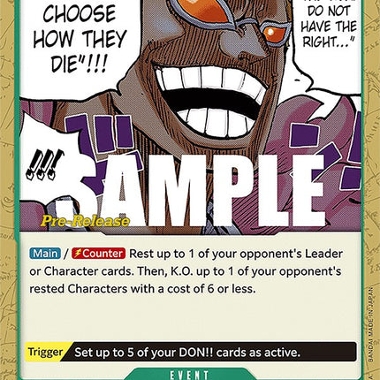The Weak Do Not Have the Right to Choose How They Die!!! [Kingdoms of Intrigue Pre-Release Cards]