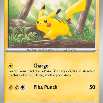 Pikachu (025/165) [Scarlet & Violet 151]
