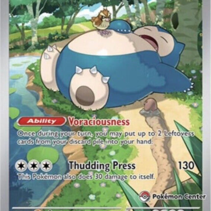 Snorlax (051) (Pokemon Center Exclusive) [Scarlet & Violet: Black Star Promos]