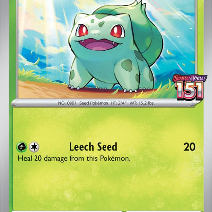 Bulbasaur (001/165) (Best Buy Exclusive) [Scarlet & Violet 151]