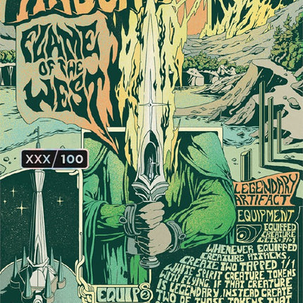 Anduril, Flame of the West (Borderless Poster) (Serialized) [The Lord of the Rings: Tales of Middle-Earth]