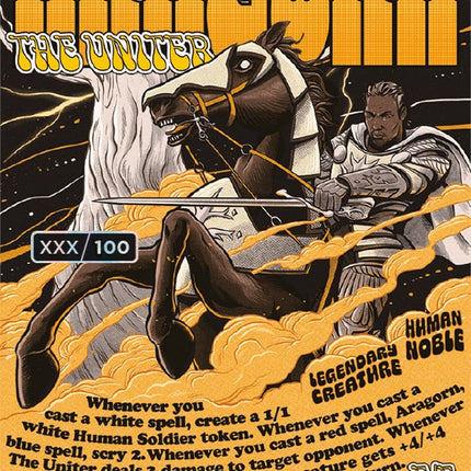 Aragorn, the Uniter (Borderless Poster) (Serialized) [The Lord of the Rings: Tales of Middle-Earth]