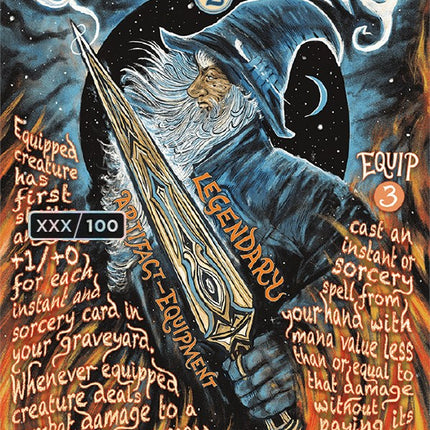 Glamdring (Borderless Poster) (Serialized) [The Lord of the Rings: Tales of Middle-Earth]