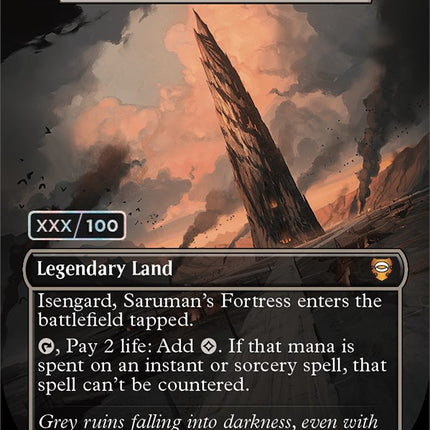 Isengard, Saruman's Fortress - Boseiju, Who Shelters All (Serialized) [The Lord of the Rings: Tales of Middle-Earth Commander]
