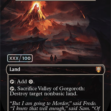 Valley of Gorgoroth - Wasteland (Serialized) [The Lord of the Rings: Tales of Middle-Earth Commander]