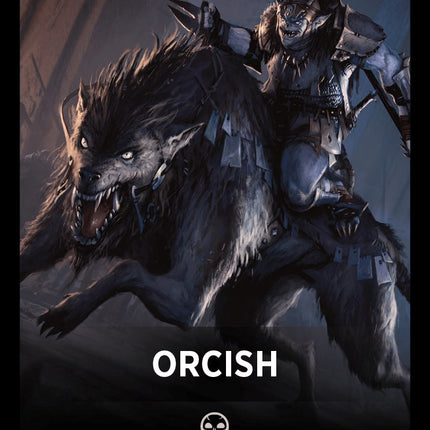 Orcish Theme Card [The Lord of the Rings: Tales of Middle-Earth]