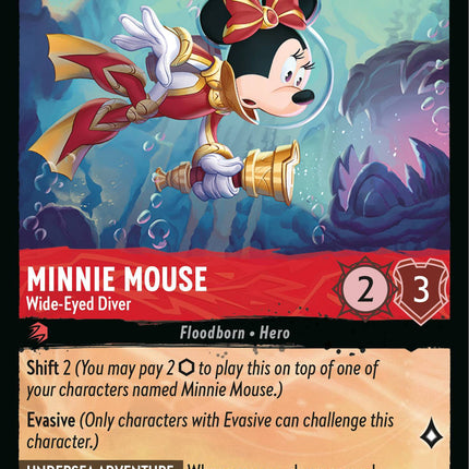 Minnie Mouse - Wide-Eyed Diver (16) [Promo Cards]
