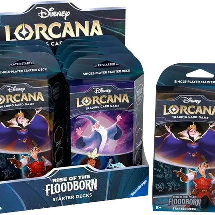 Disney Lorcana: Rise of the Floodborn Starter Deck Display