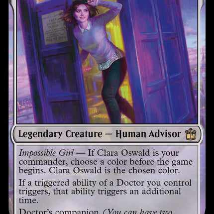 Clara Oswald (Surge Foil) [Doctor Who]