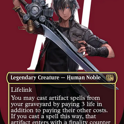 Noctis, Prince of Lucis (Borderless) (Surge Foil) [FINAL FANTASY]