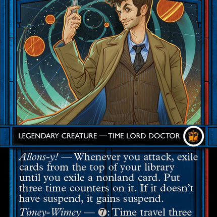 The Tenth Doctor (Showcase) (Surge Foil) [Doctor Who]