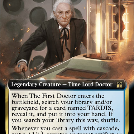 The First Doctor (Extended Art) (Surge Foil) [Doctor Who]
