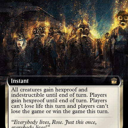Everybody Lives! (Extended Art) (Surge Foil) [Doctor Who]