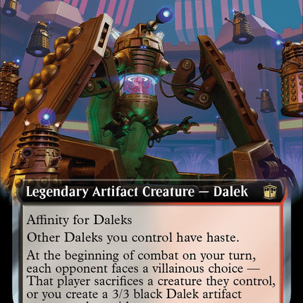 The Dalek Emperor (Extended Art) (Surge Foil) [Doctor Who]