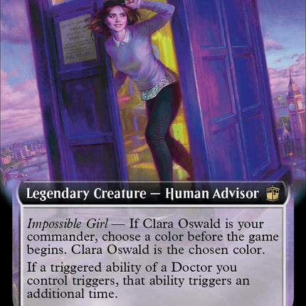 Clara Oswald (Extended Art) (Surge Foil) [Doctor Who]