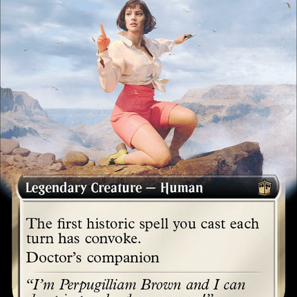 Peri Brown (Extended Art) (Surge Foil) [Doctor Who]