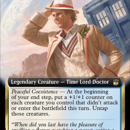 The Fifth Doctor (Extended Art) (Surge Foil) [Doctor Who]