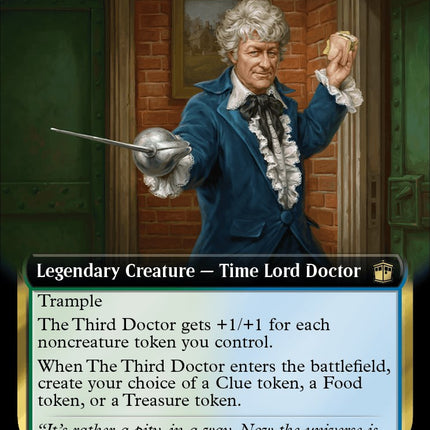 The Third Doctor (Extended Art) (Surge Foil) [Doctor Who]