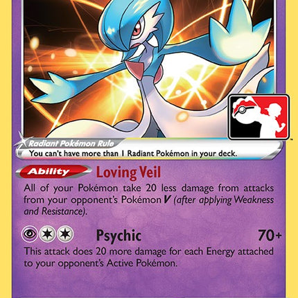 Radiant Gardevoir (069/196) [Prize Pack Series Three]