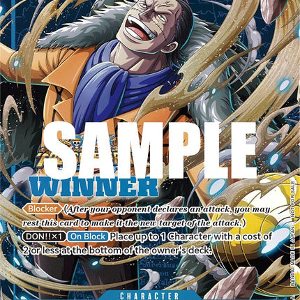 Crocodile (Winner Pack Vol. 5) [One Piece Promotion Cards]