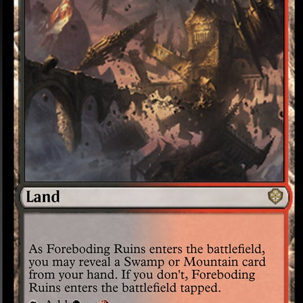 Foreboding Ruins [Starter Commander Decks]