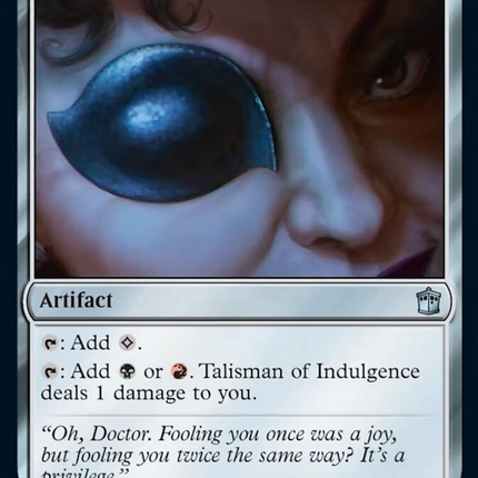 Talisman of Indulgence [Doctor Who]