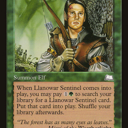 Llanowar Sentinel [Weatherlight]